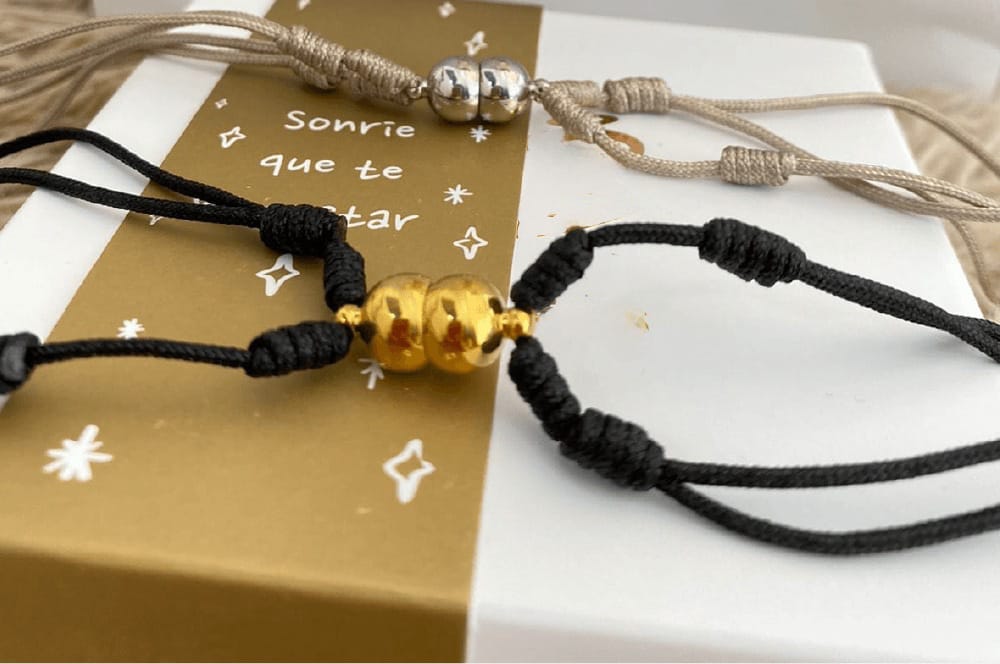 Pulsera iman tejido