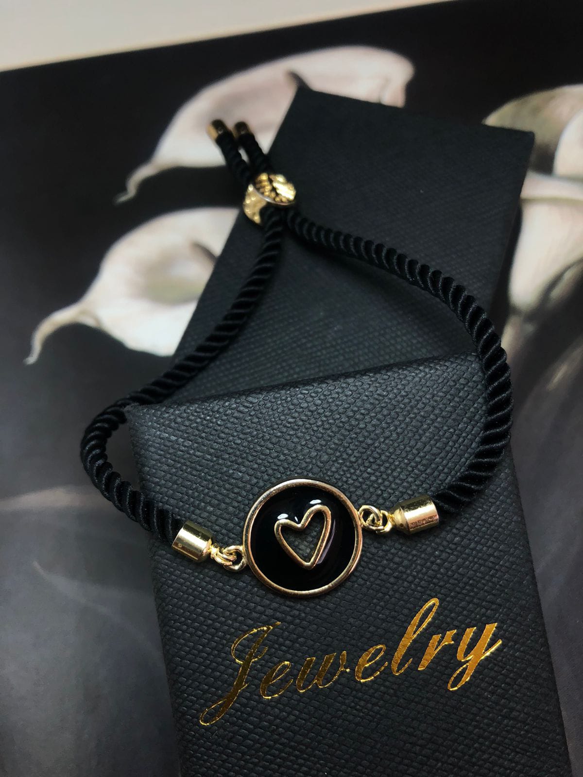 Brazalete Corazón negro