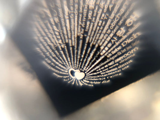 Anillo princesa Te amo 100 idiomas