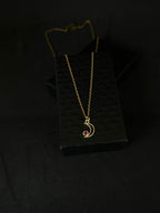 Collar luna magenta
