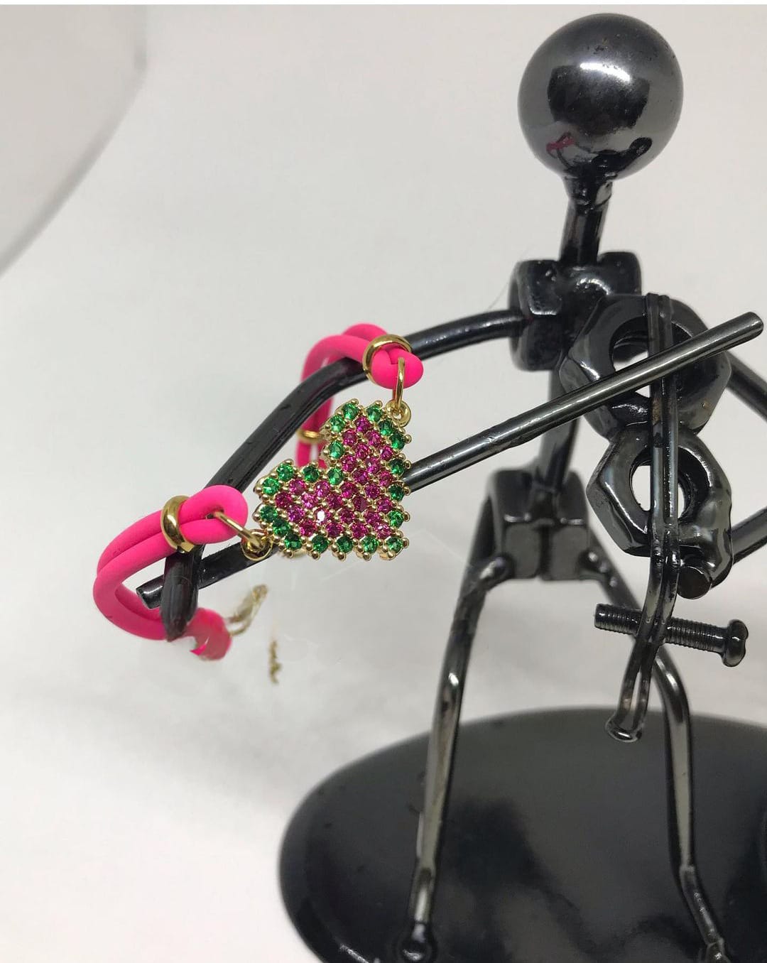 Pulsera oring corazón