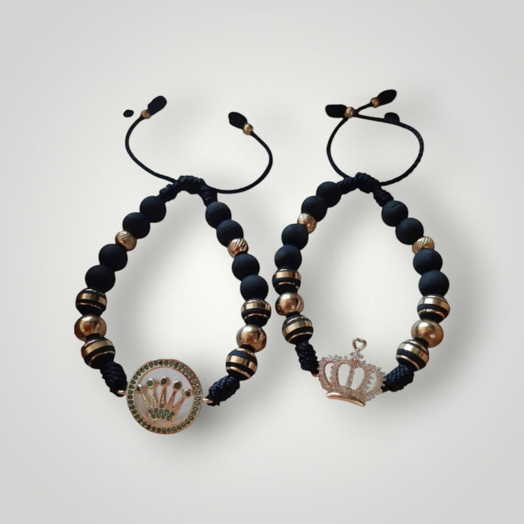 Pulseras corona amor