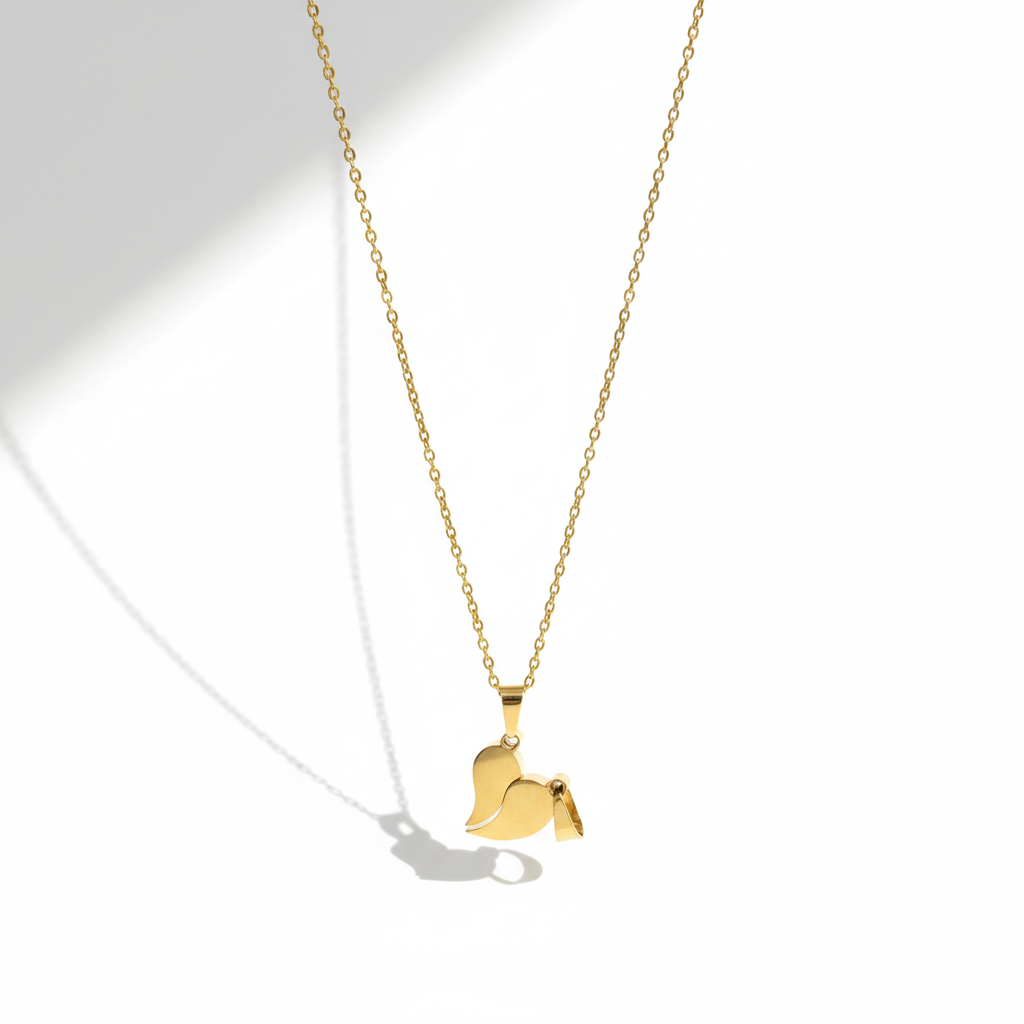 Collar personalizable Corazón Dividido