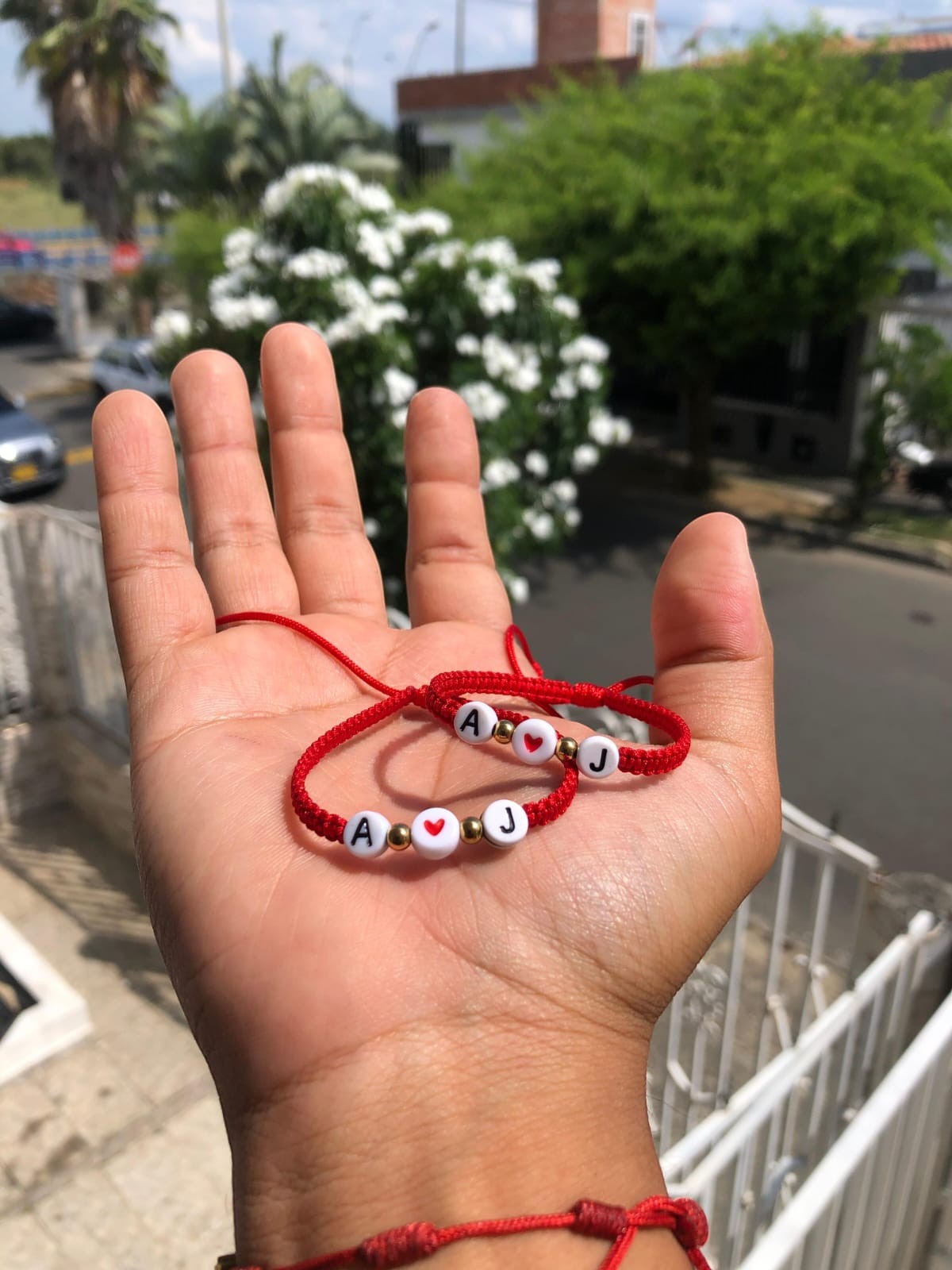 pulsera iniciales