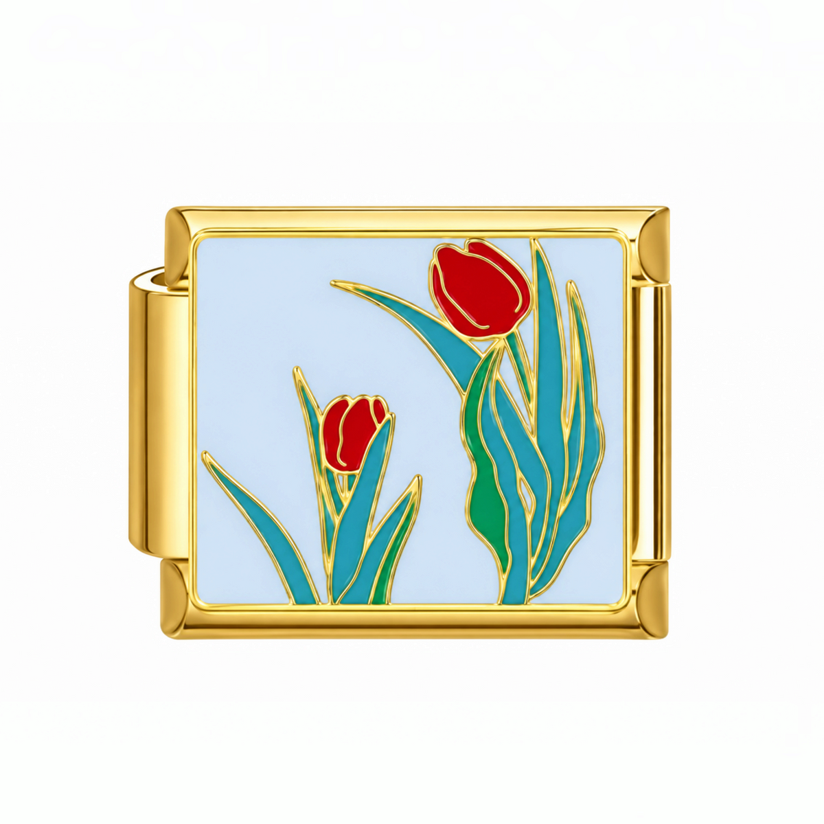 Charm tulipan rojo