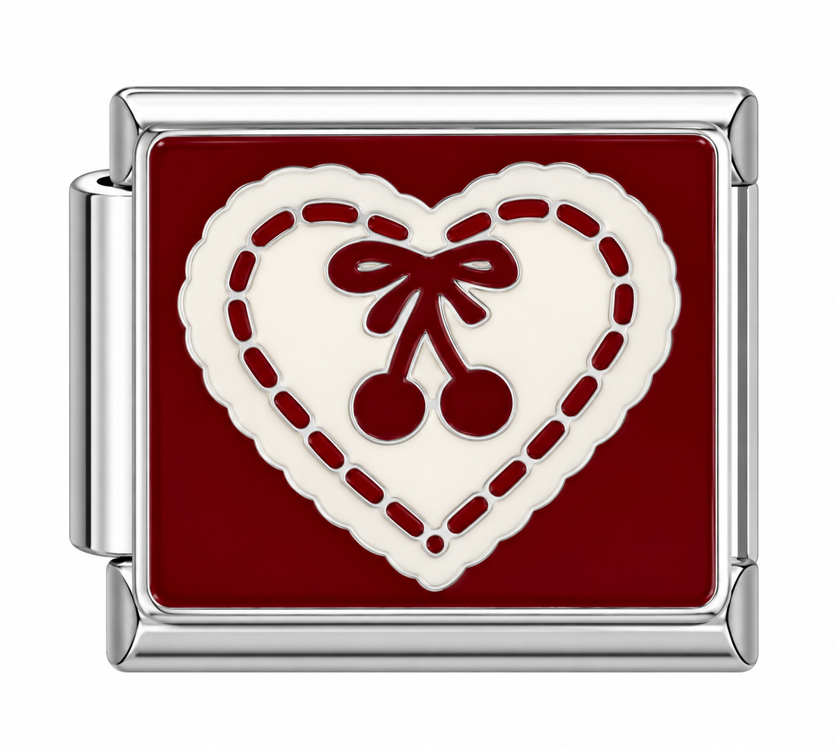 Charm corazón de cereza