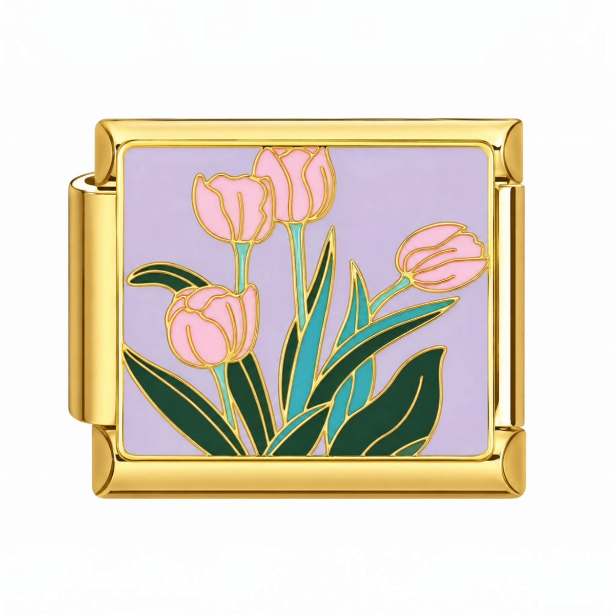 Charm tulipanes rosados