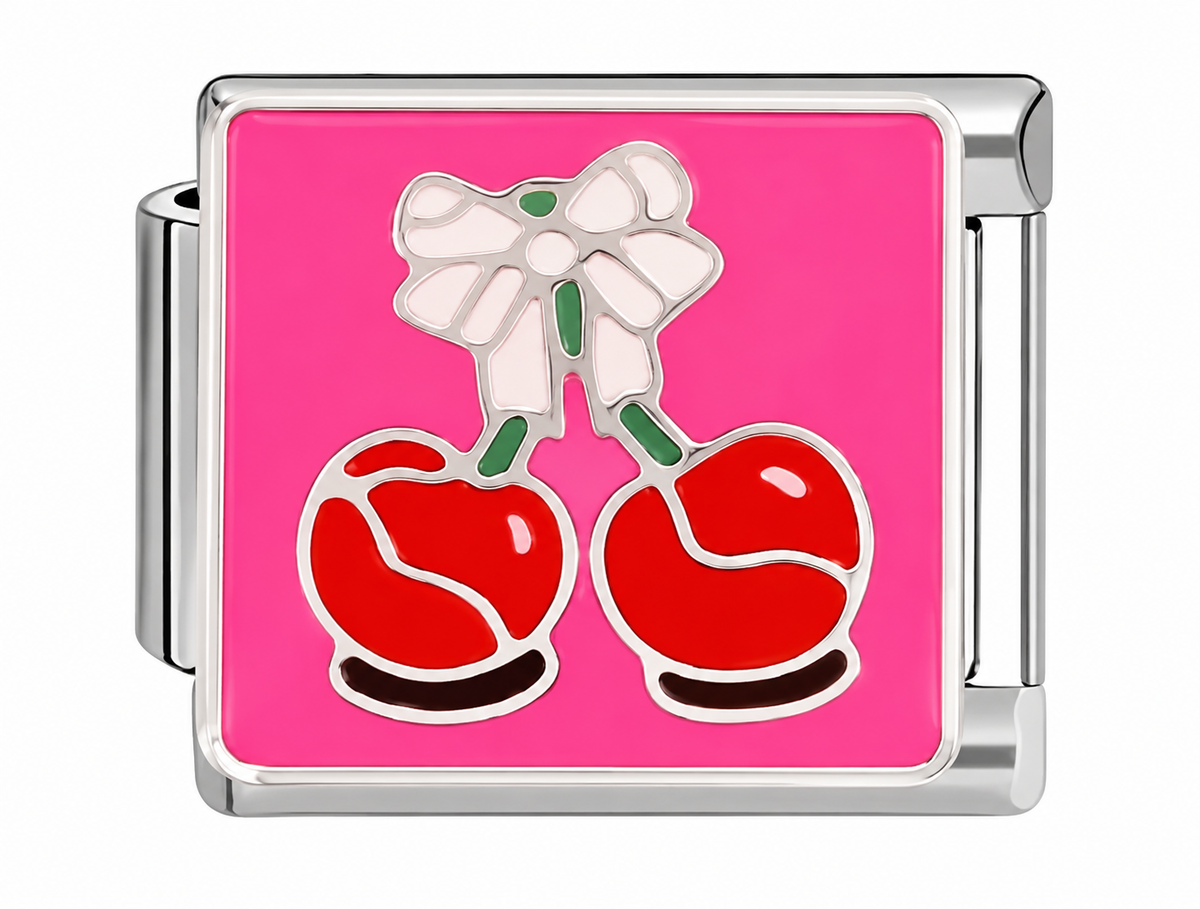 Charm encanto lazo blanco